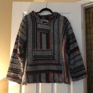 Mexican Blanket Poncho